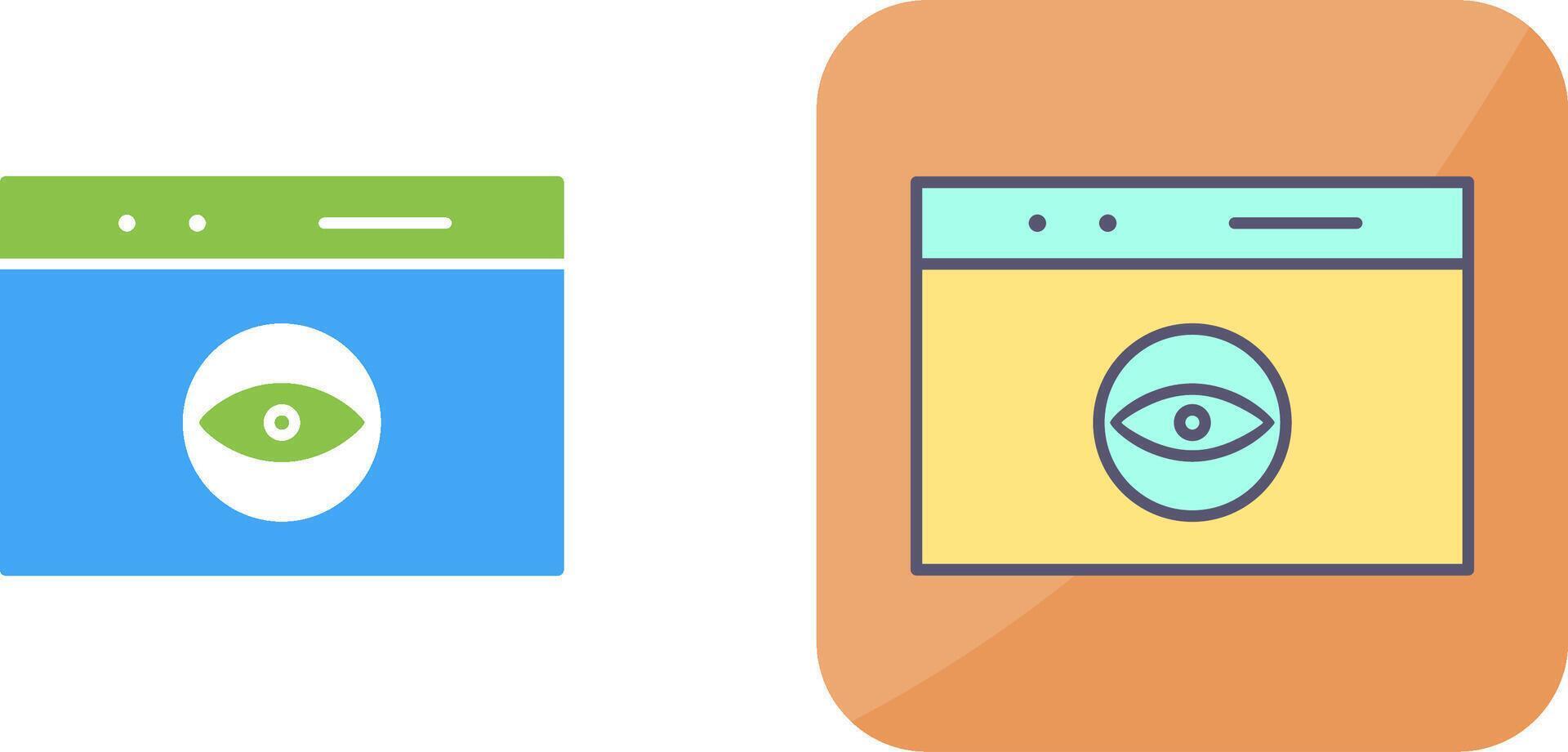 Unique Link Optimization Icon Design vector