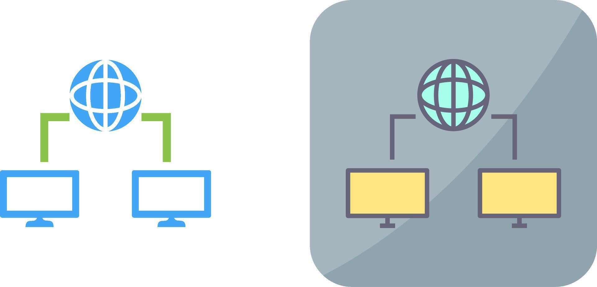 Unique Internet Connectivity Icon Design vector