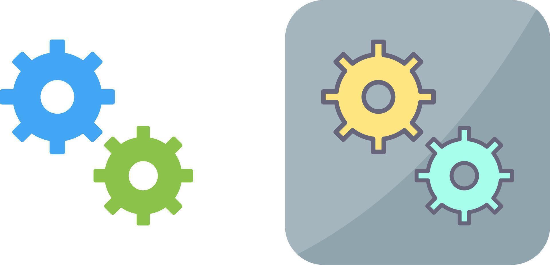 Unique Configurations Icon Design vector