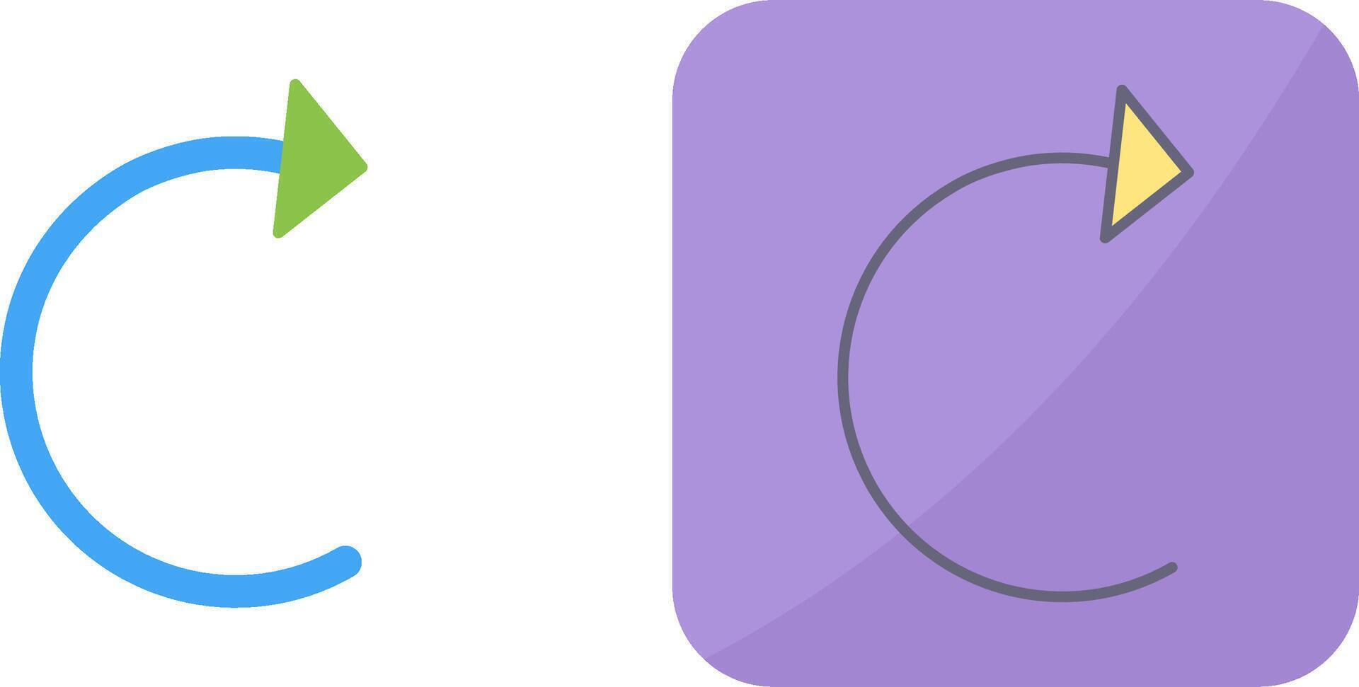 Unique Reload Icon Design vector