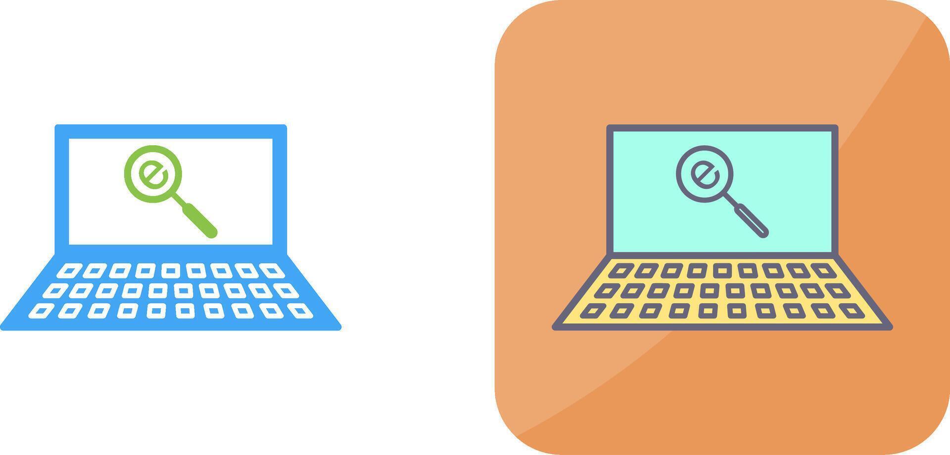 Unique Find on Internet Icon Design vector