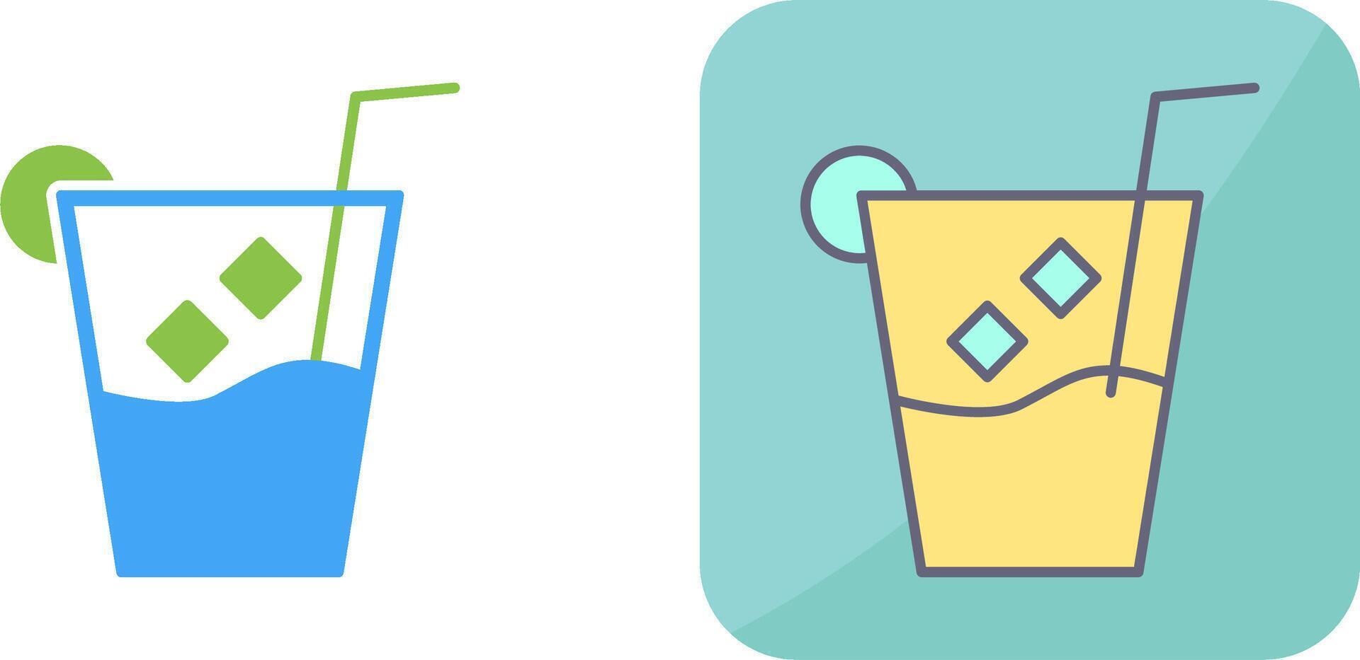 Unique Whiskey Sour Icon Design vector