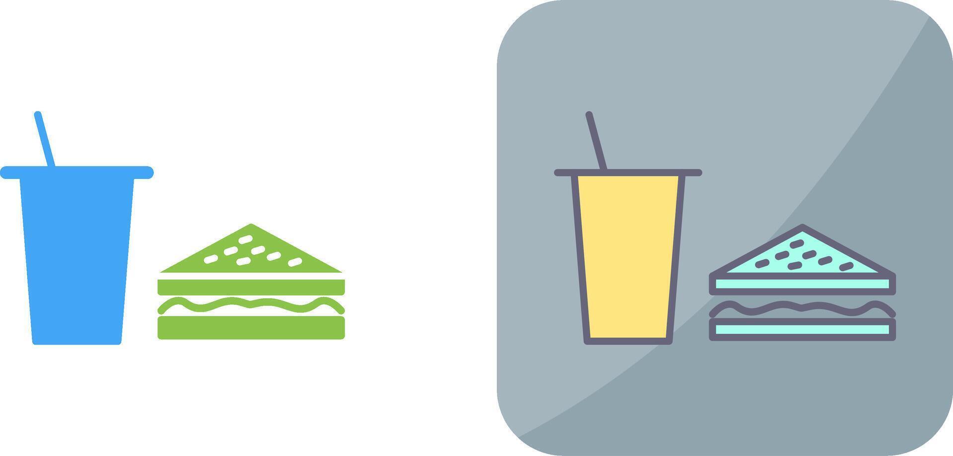 Unique Lunch Icon Design vector