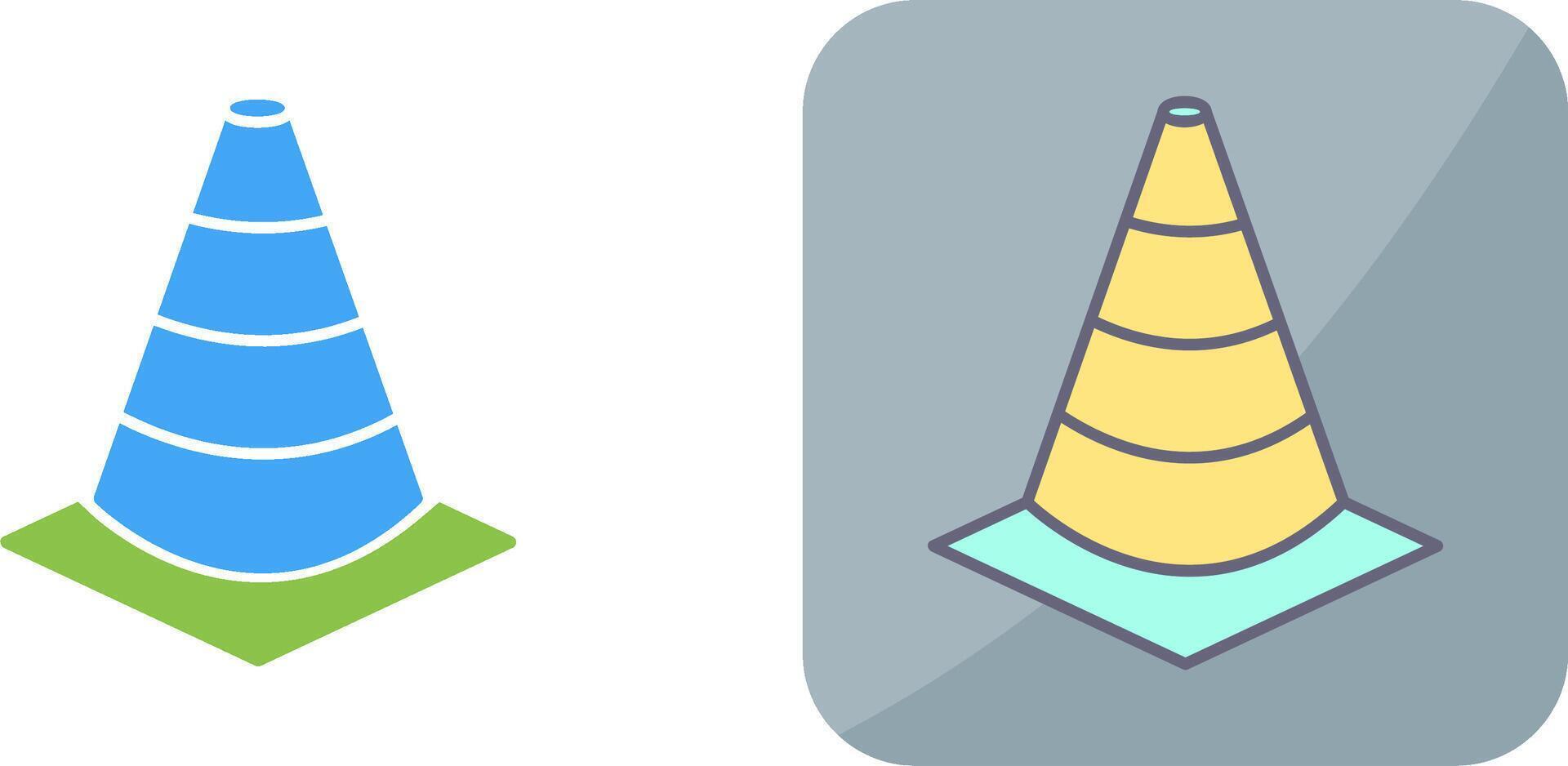 Unique Cone Icon Design vector