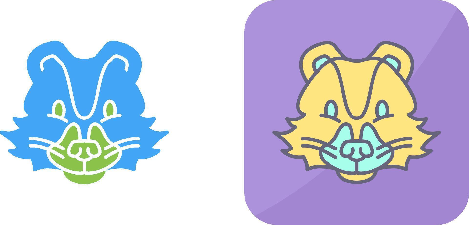 Skunk Icon Design vector