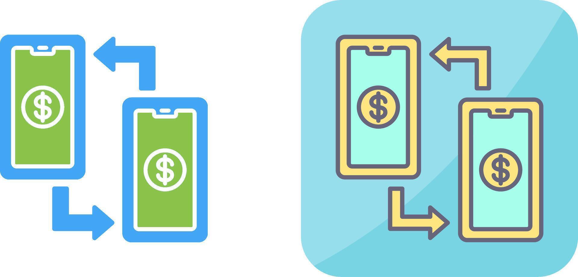 Transaction Icon Design vector