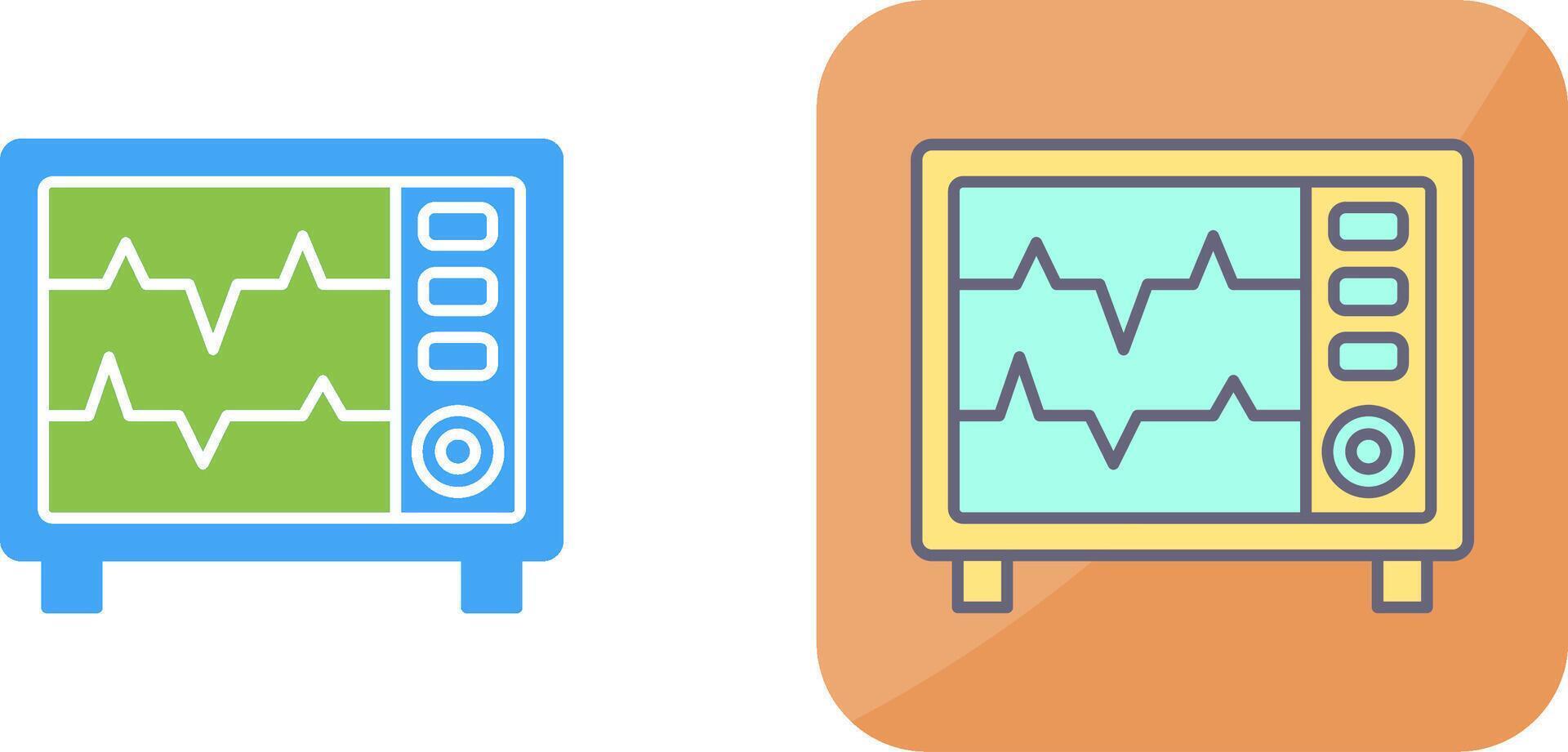 Heart Rate Monitor Icon Design vector