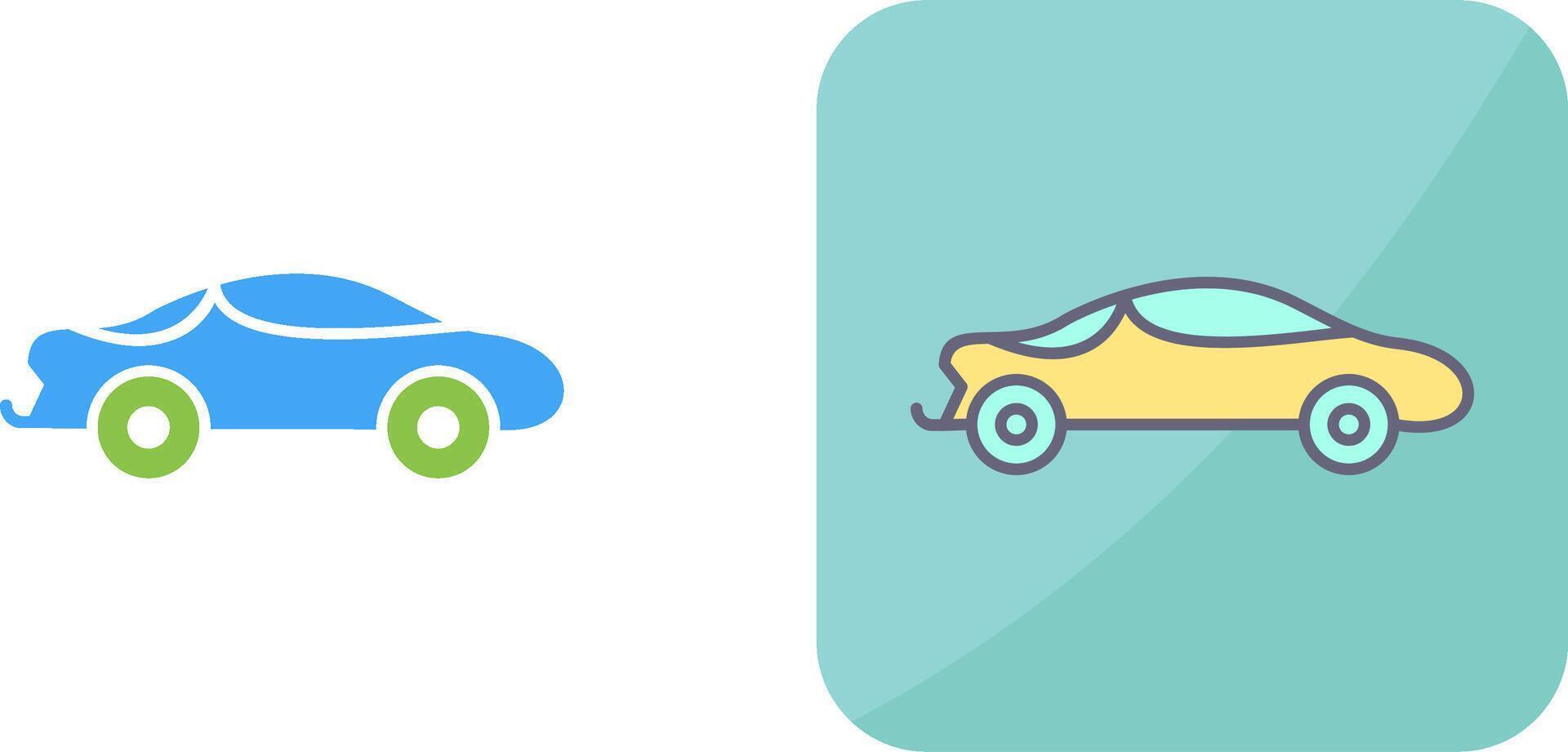 Sports Car Icon Design vector