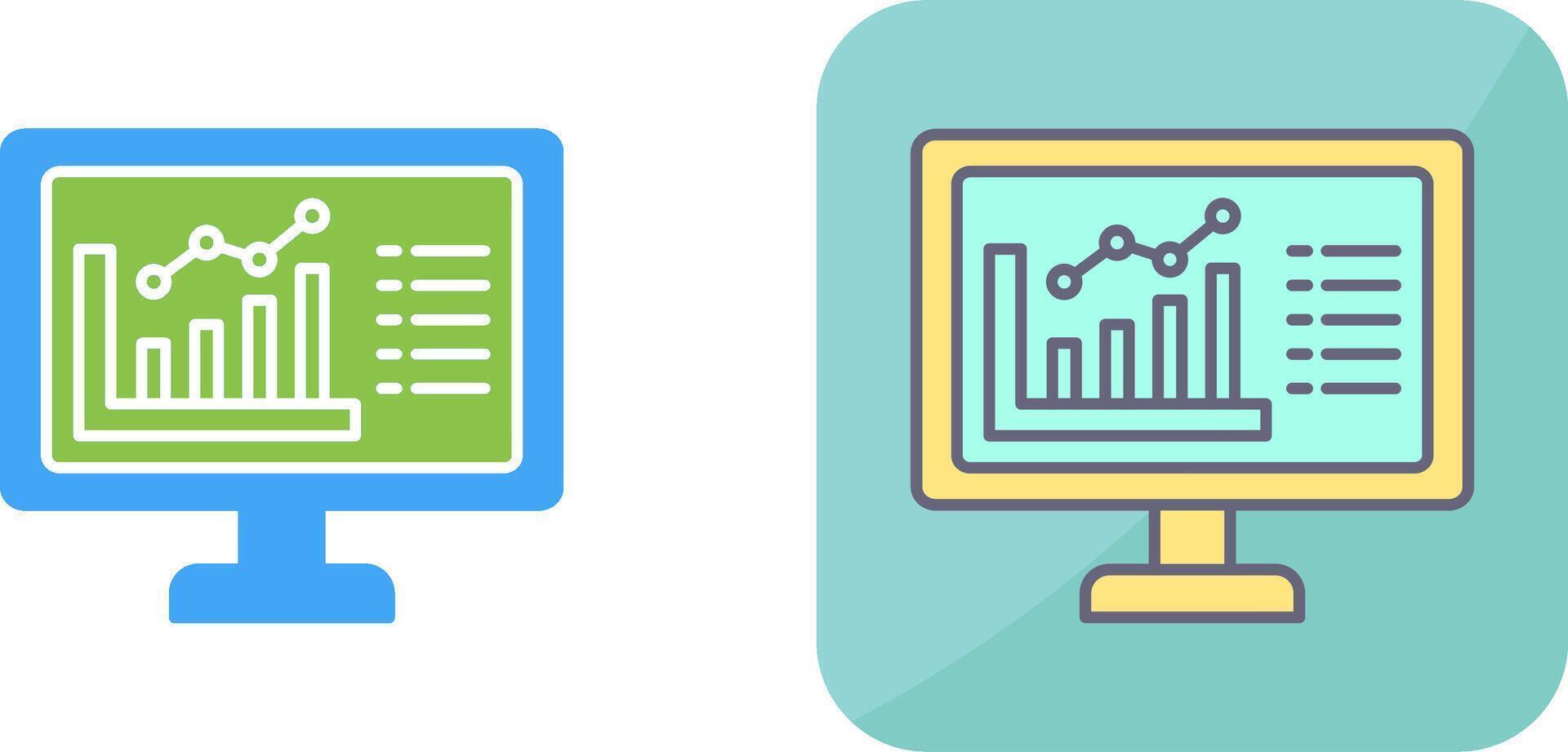 Graph Icon Design vector
