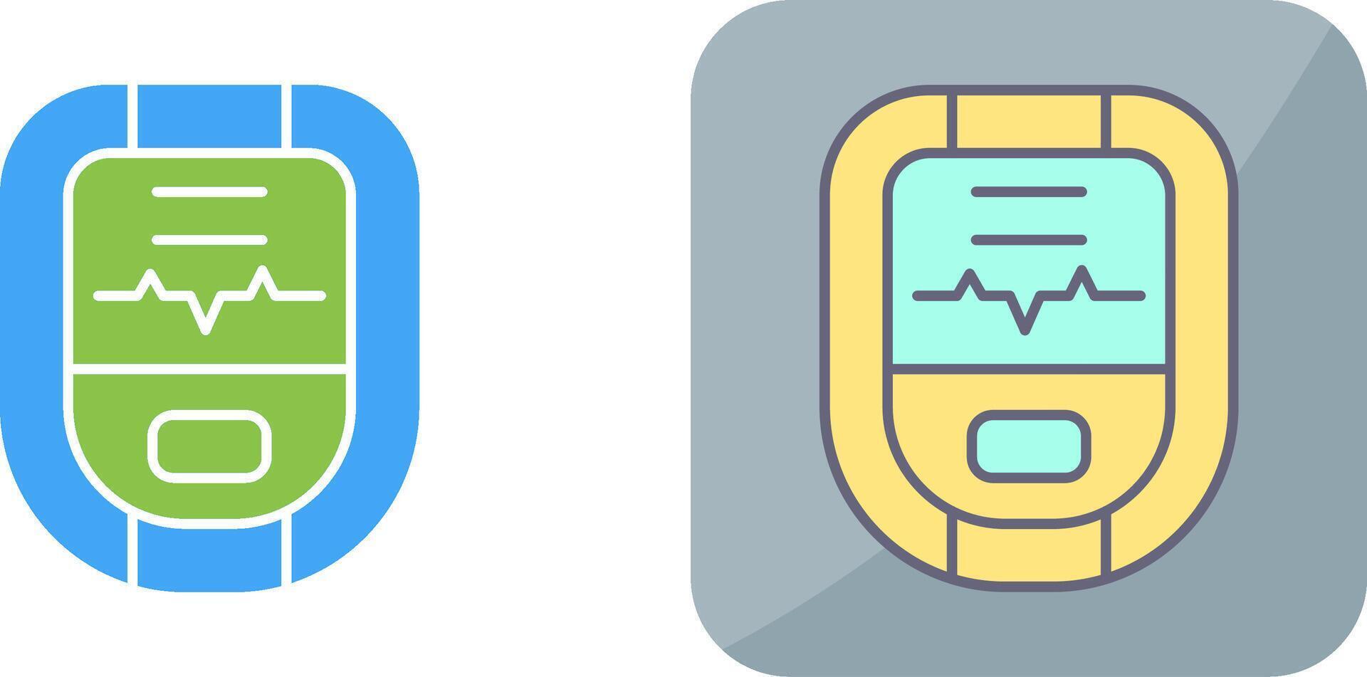 Oximeter Icon Design vector