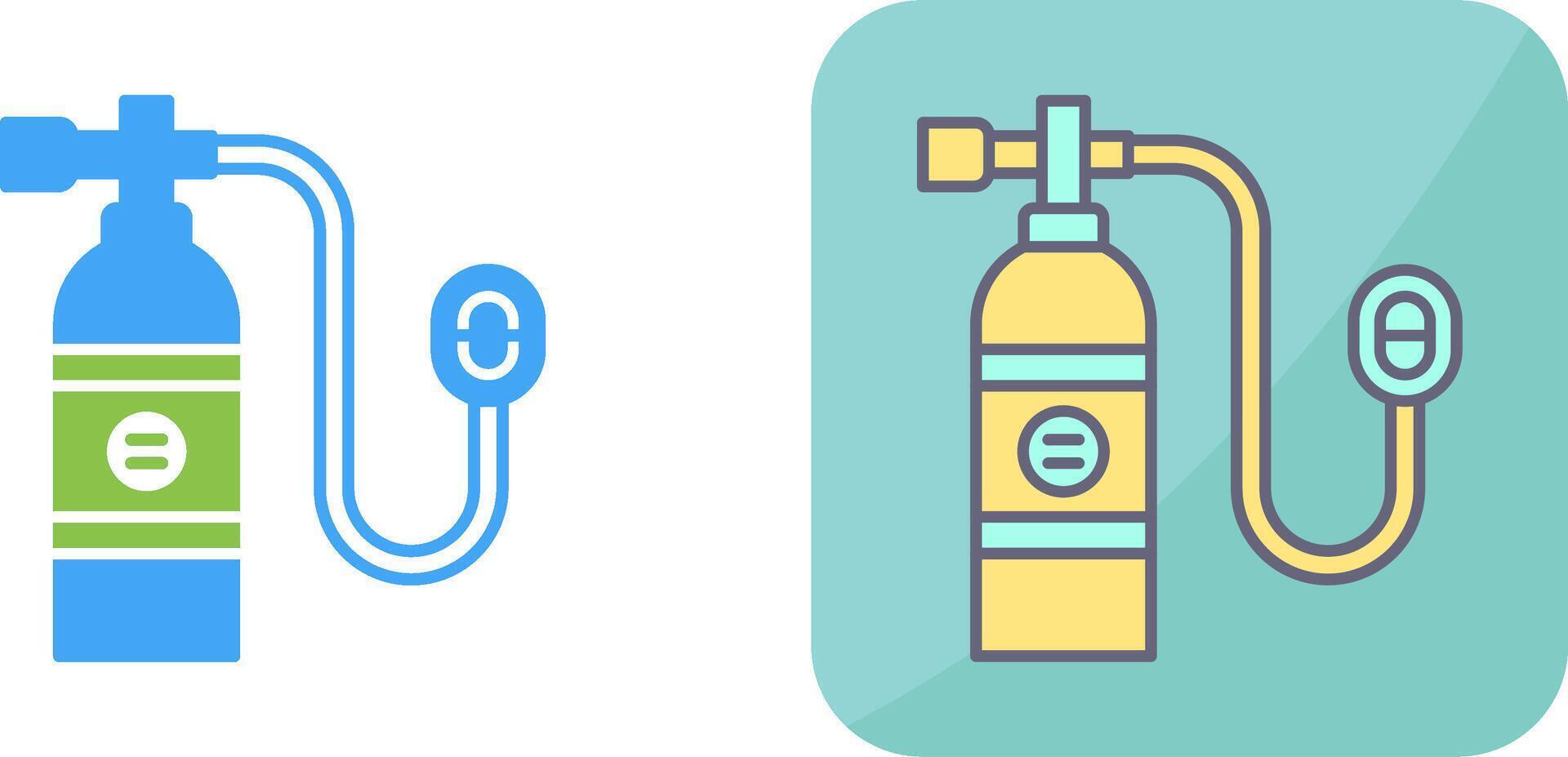 Oxygen Tank Icon Design vector