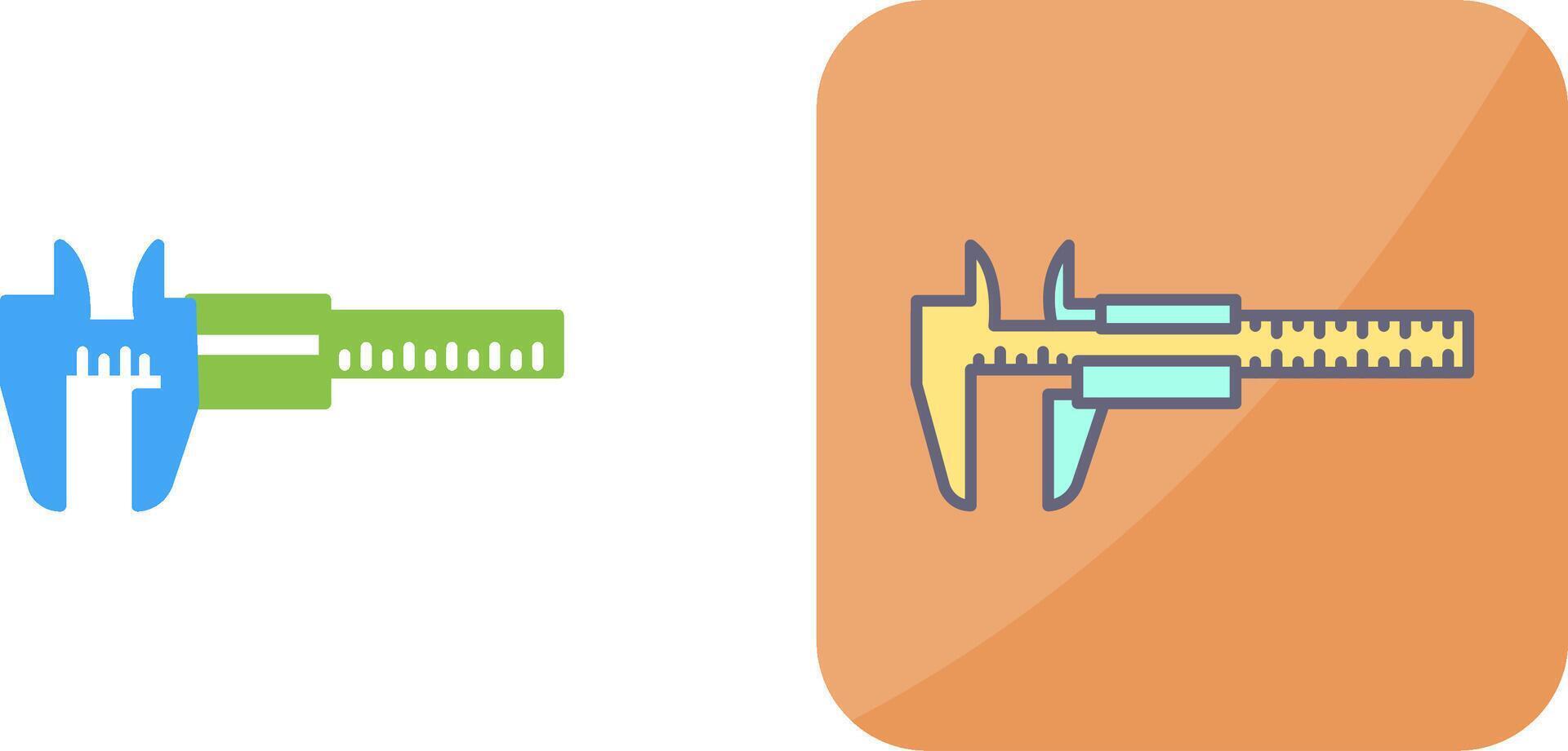 Calipers Icon Design vector
