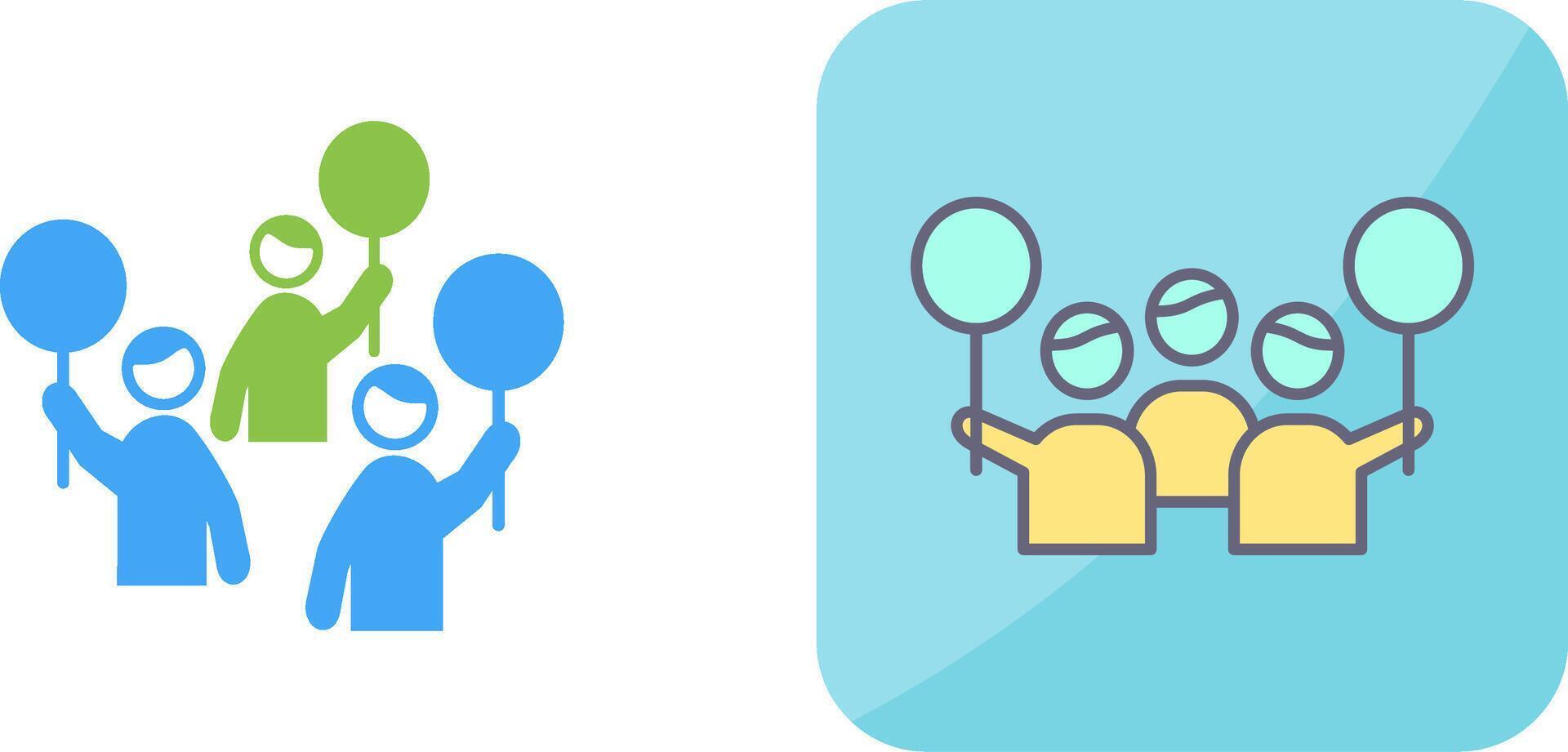 Protest Icon Design vector