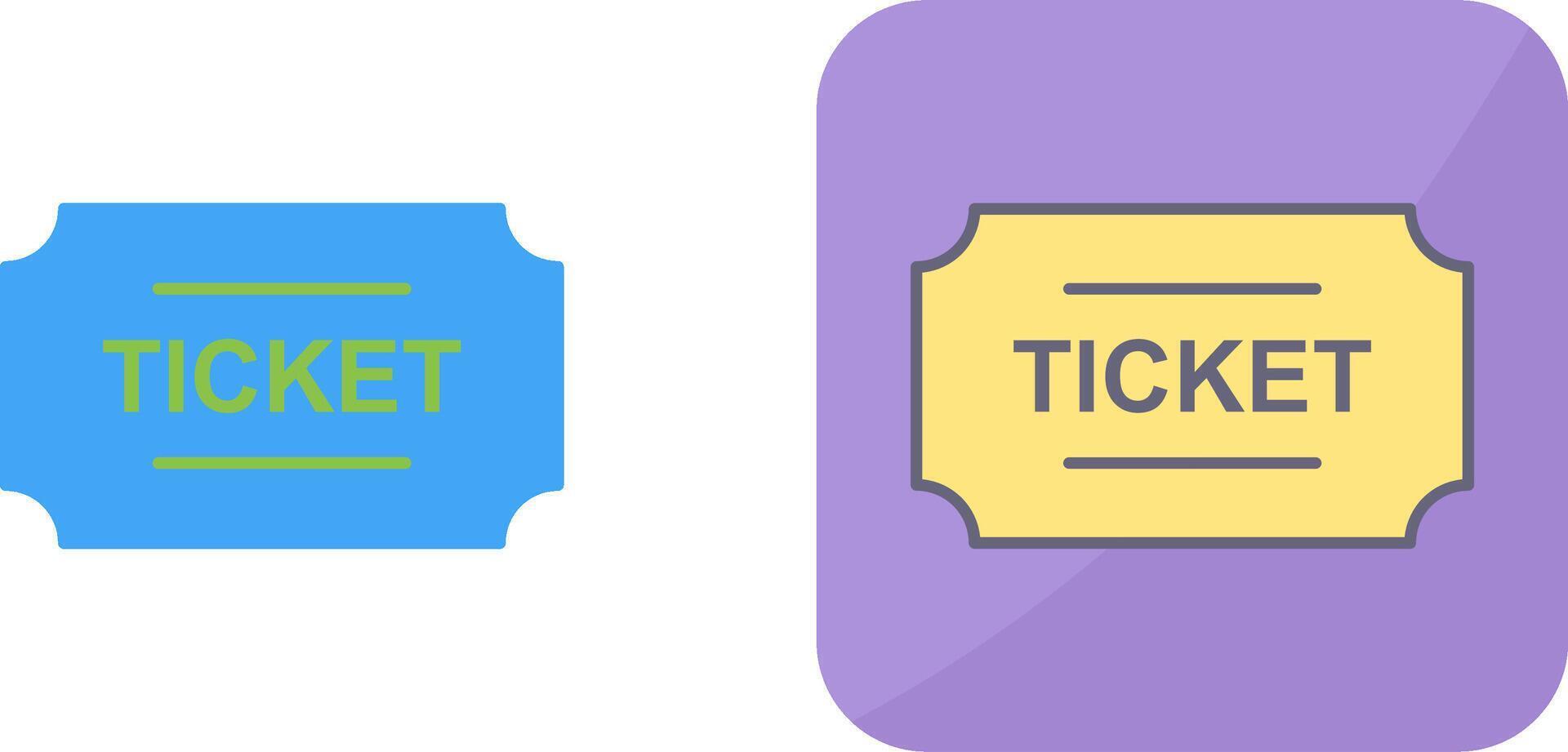 Tickets Icon Design vector