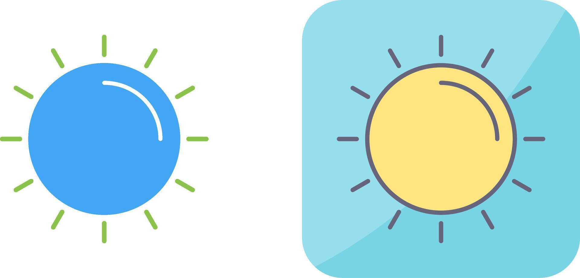 Sun Icon Design vector
