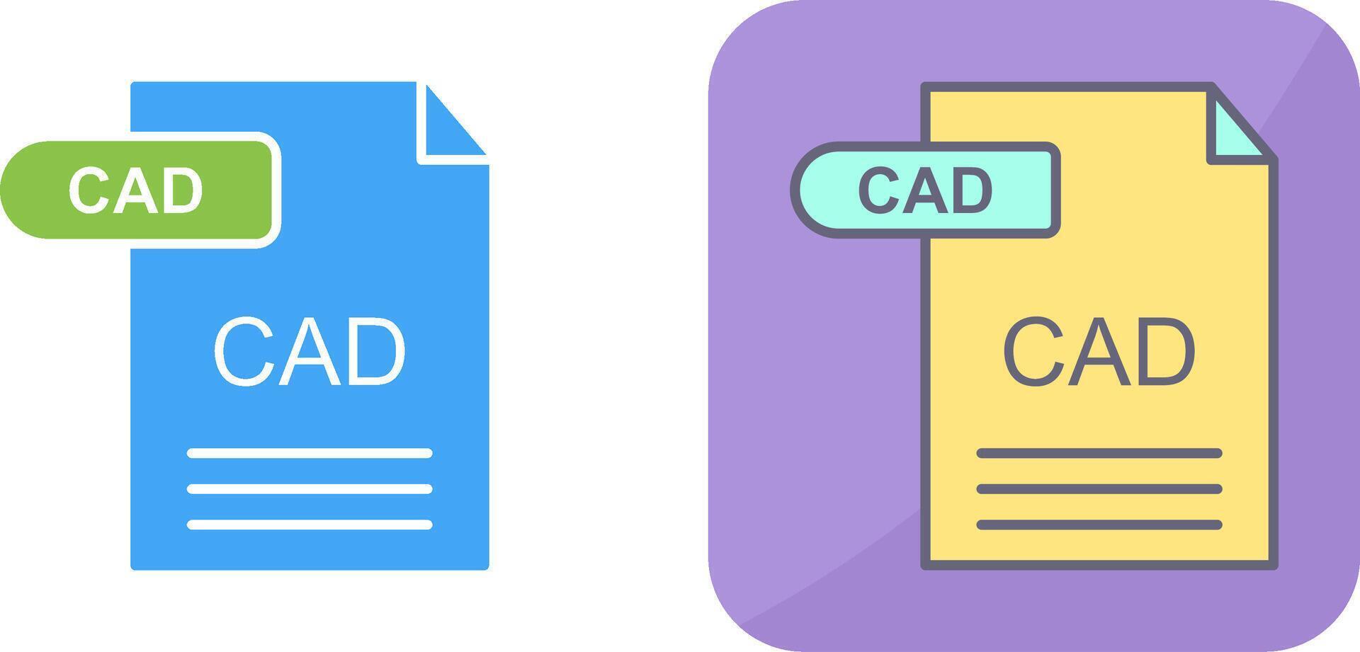 CAD Icon Design vector