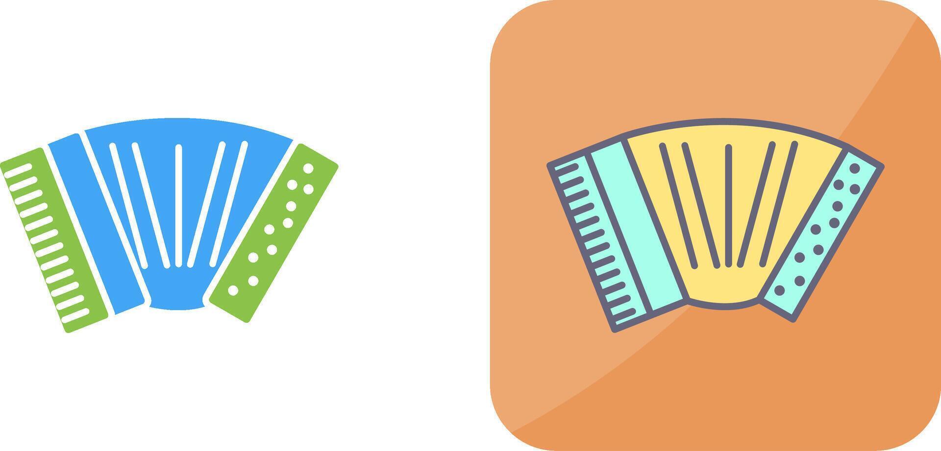 Accordion Icon Design vector