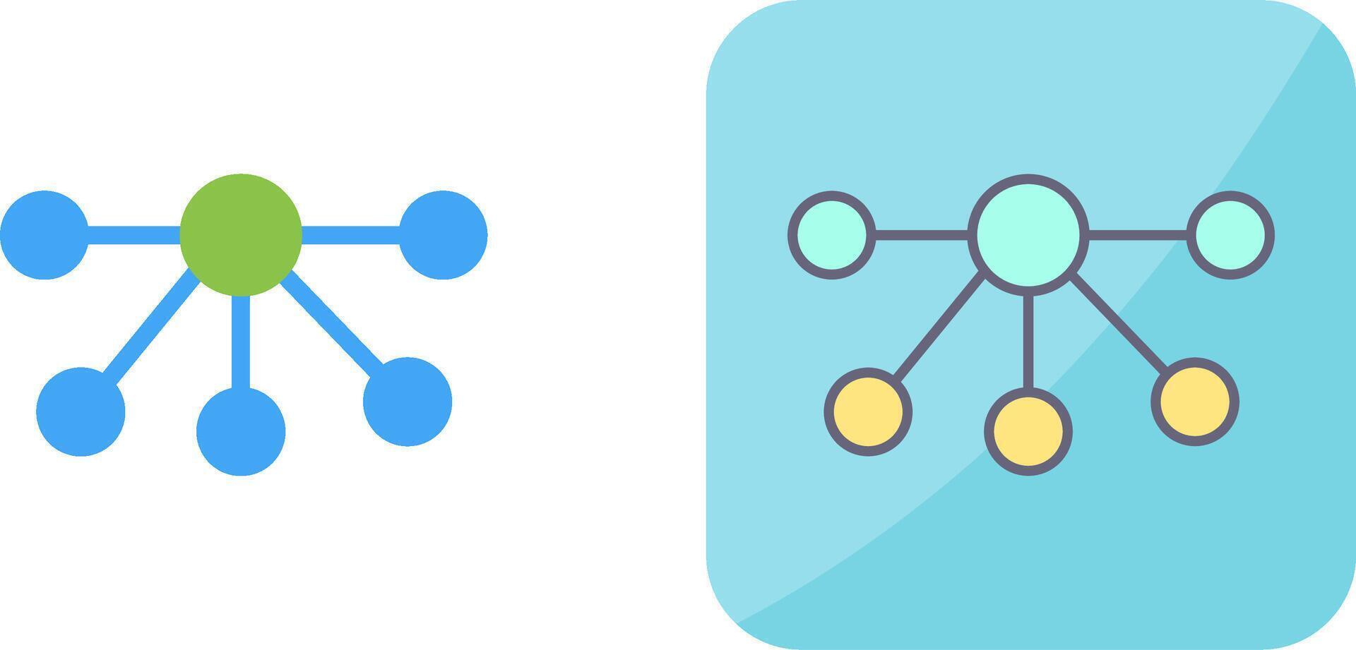 Nodes Icon Design vector