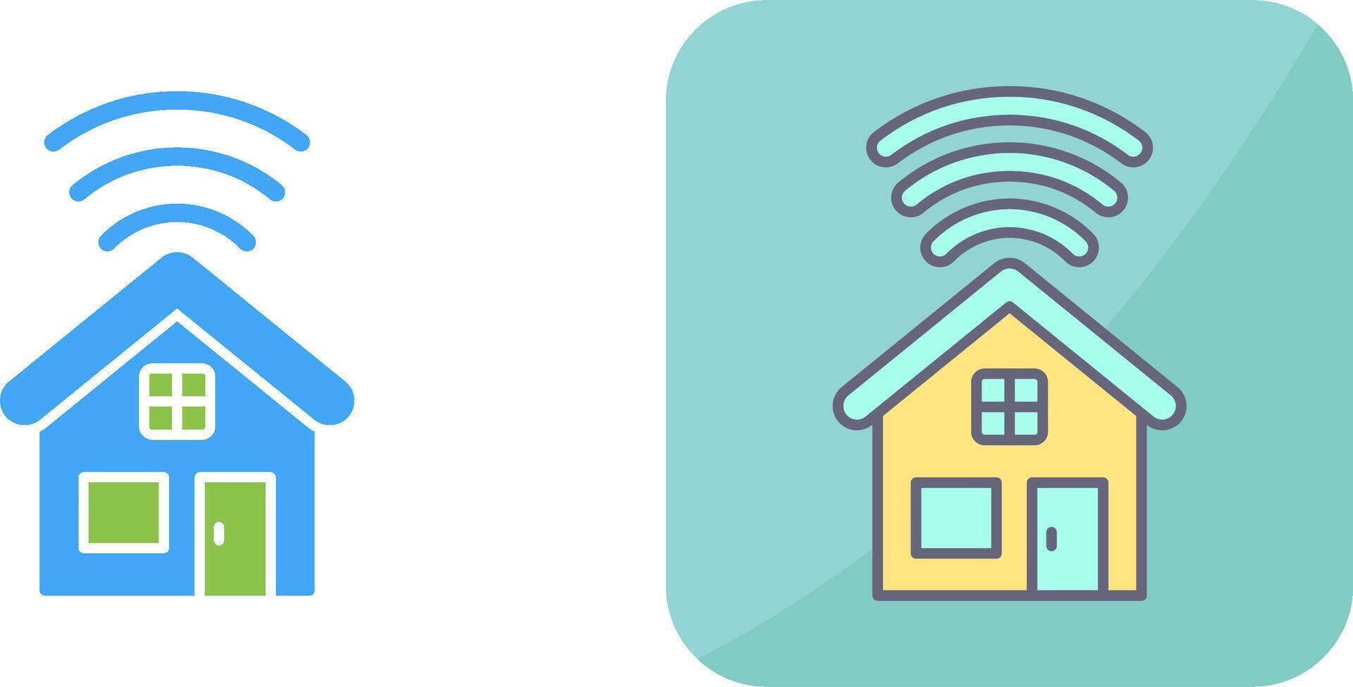 Smart House Icon Design vector