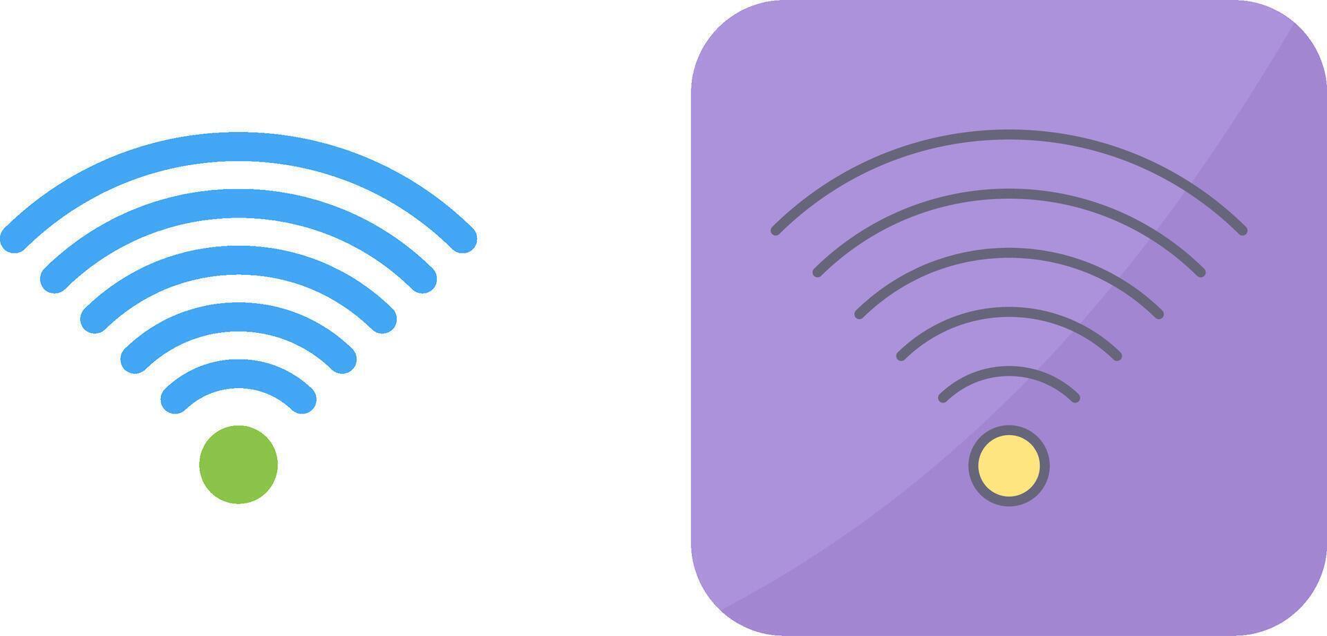 Signal on User Icon Design vector