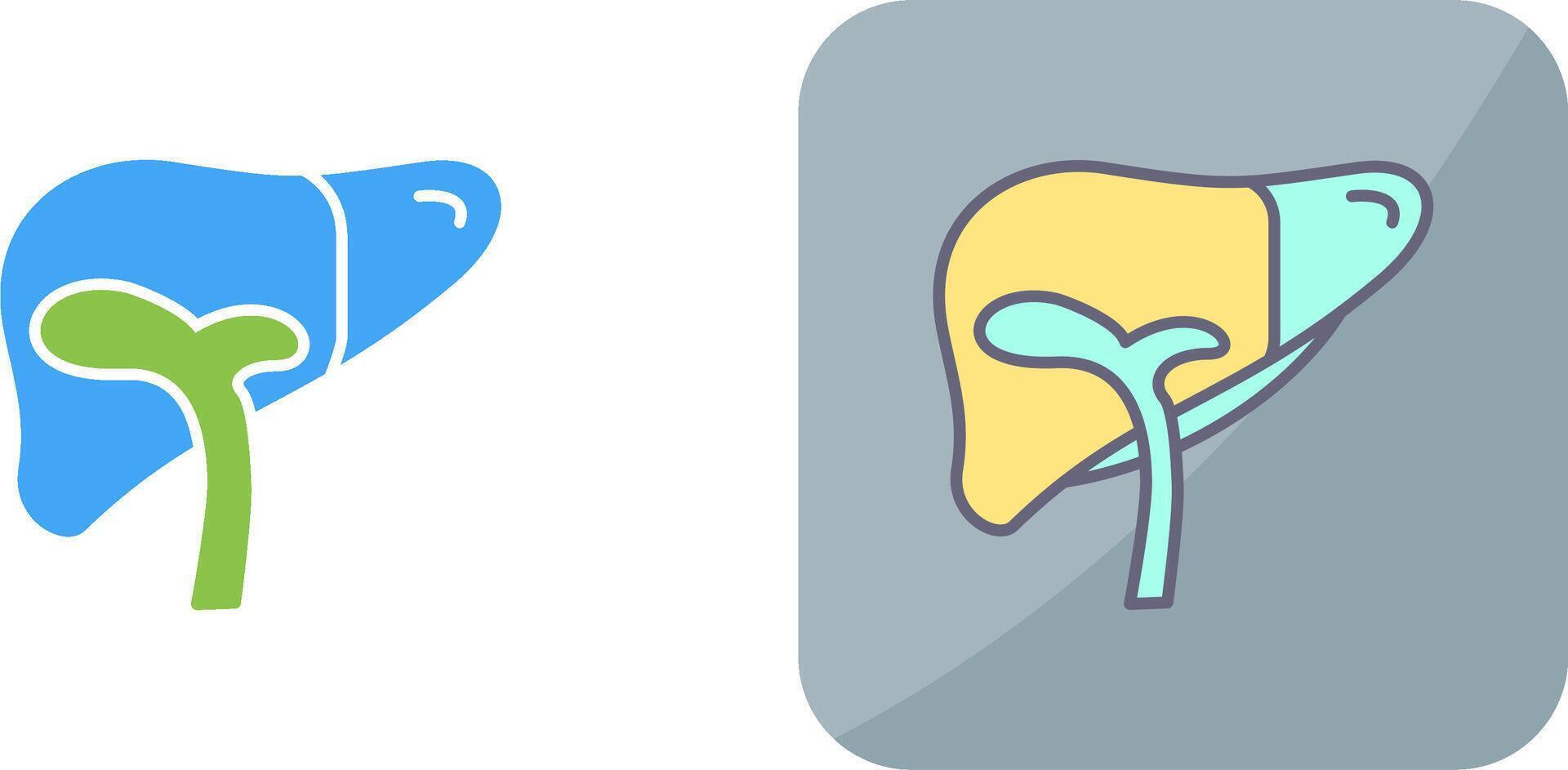Liver Icon Design vector