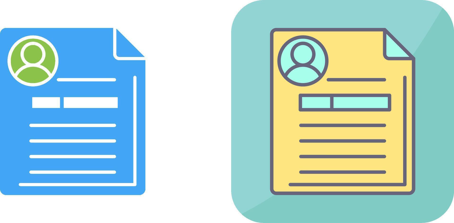 Contact Icon Design vector