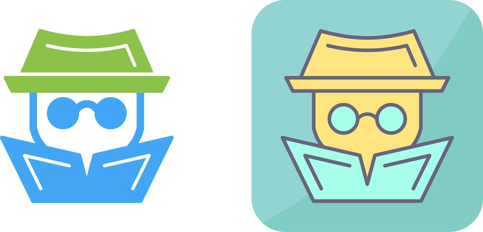Hacker Icon Design vector