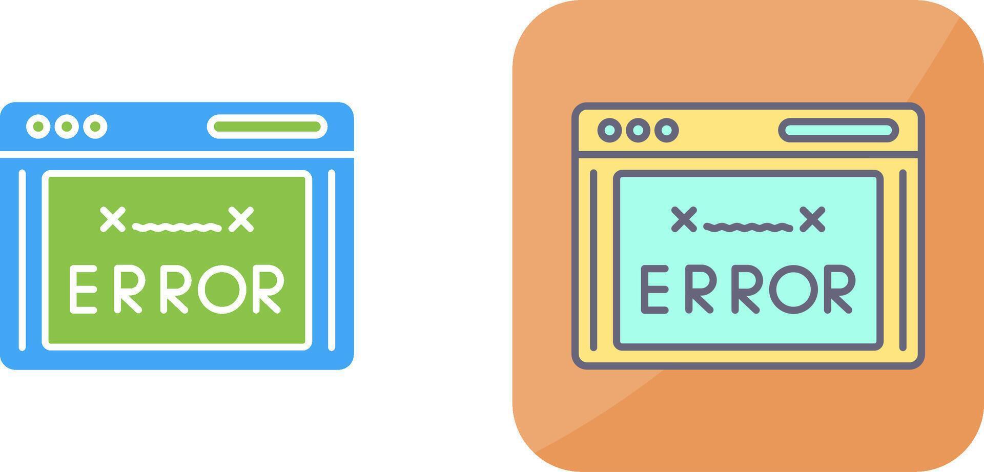 Error Code Icon Design 44498178 Vector Art at Vecteezy