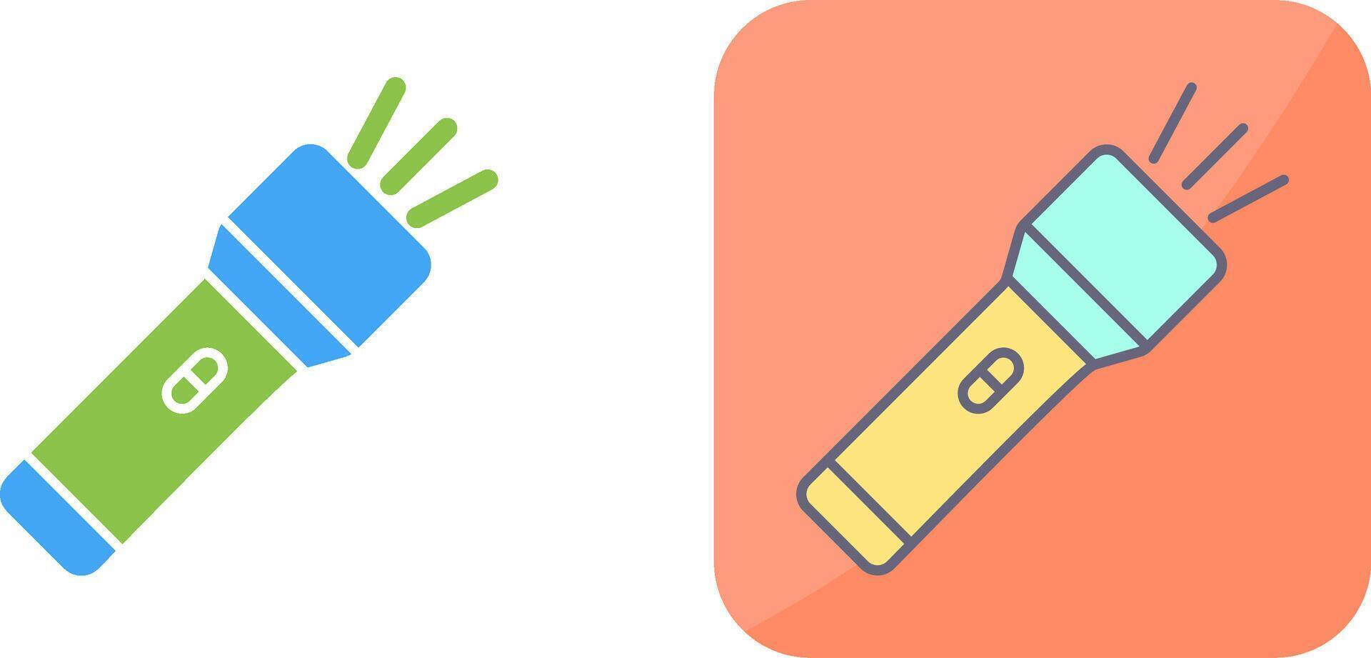Flashlight Icon Design vector