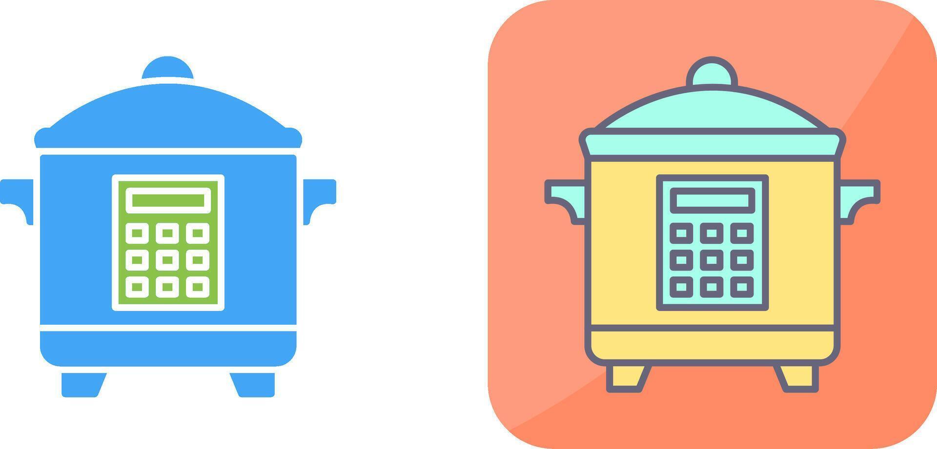 Cooker Icon Design vector
