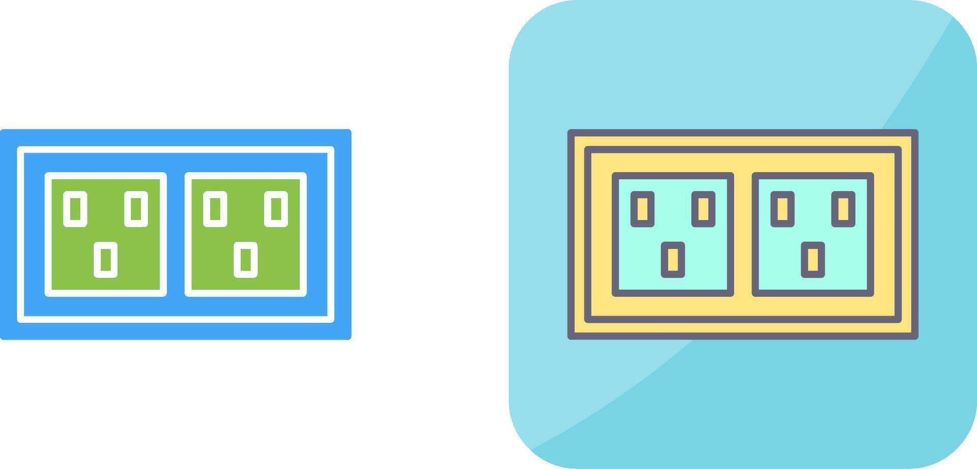 Socket Icon Design vector