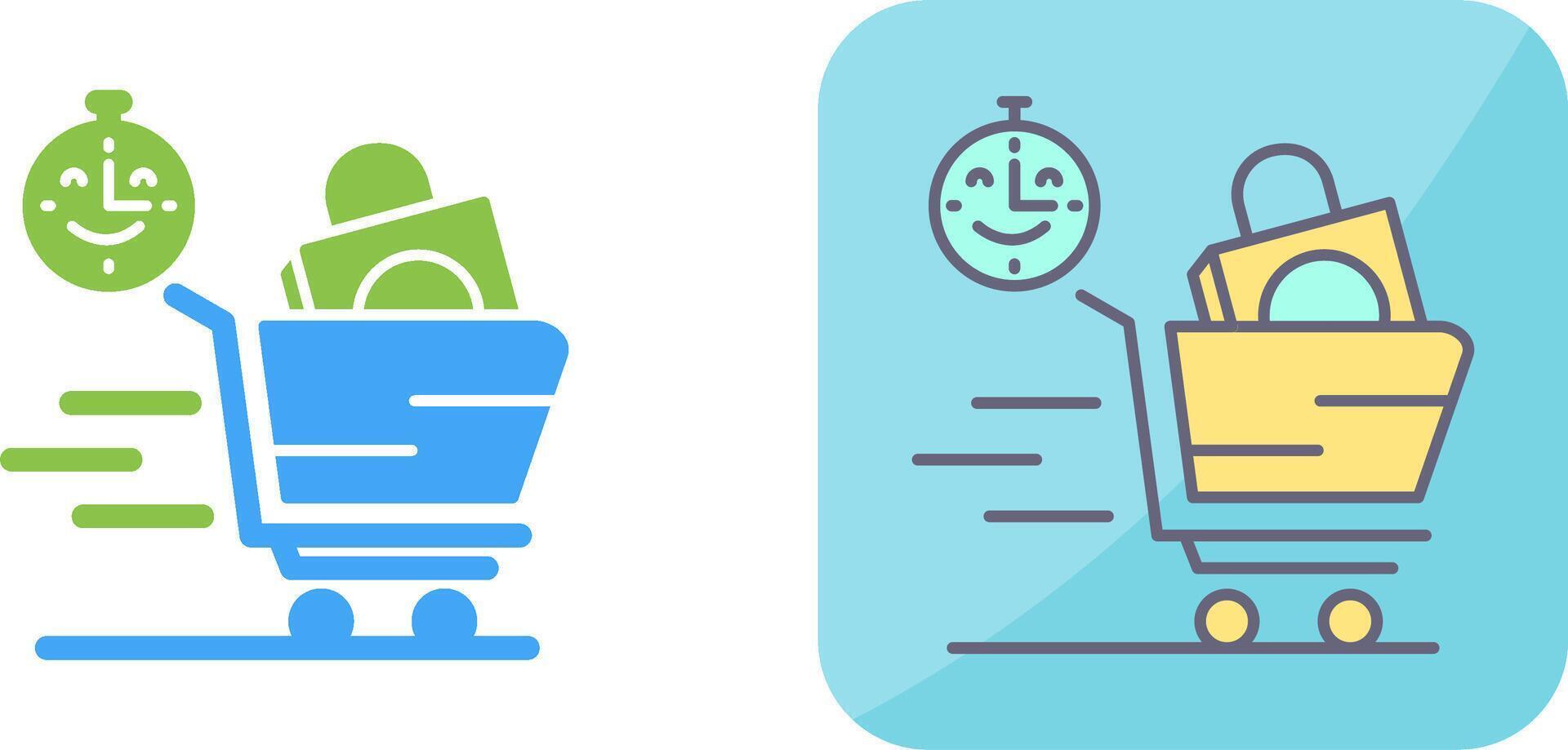 Happy Hour Icon Design vector