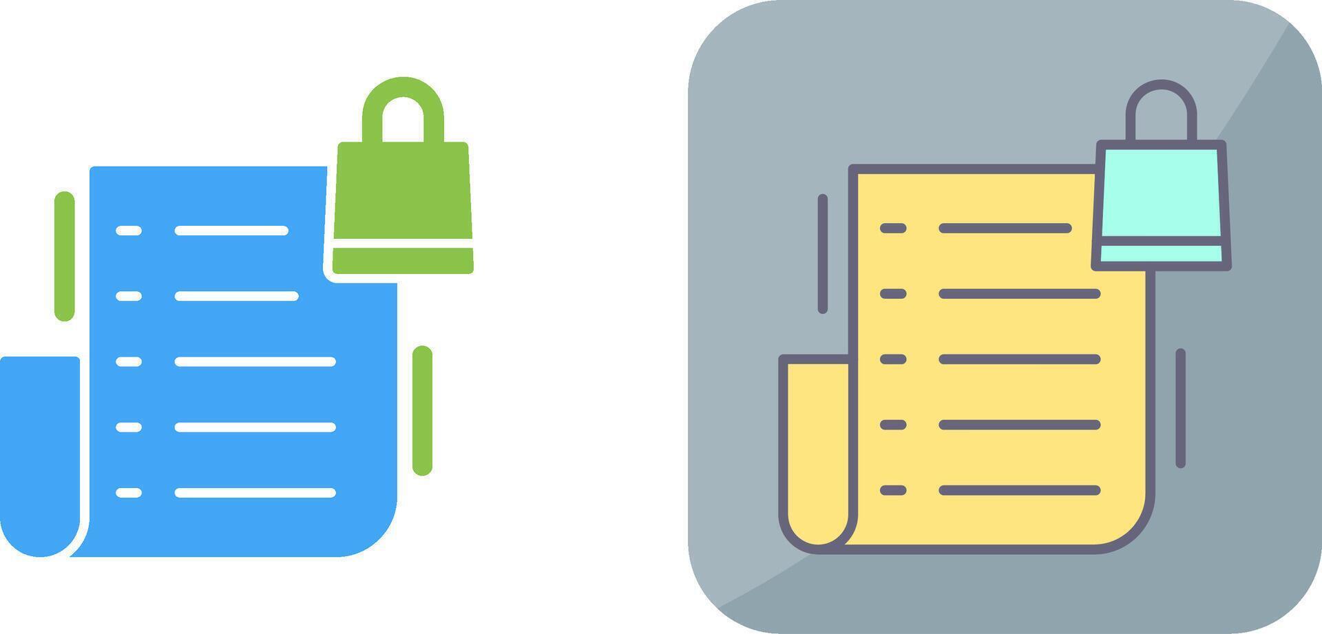 Wishlist Icon Design vector