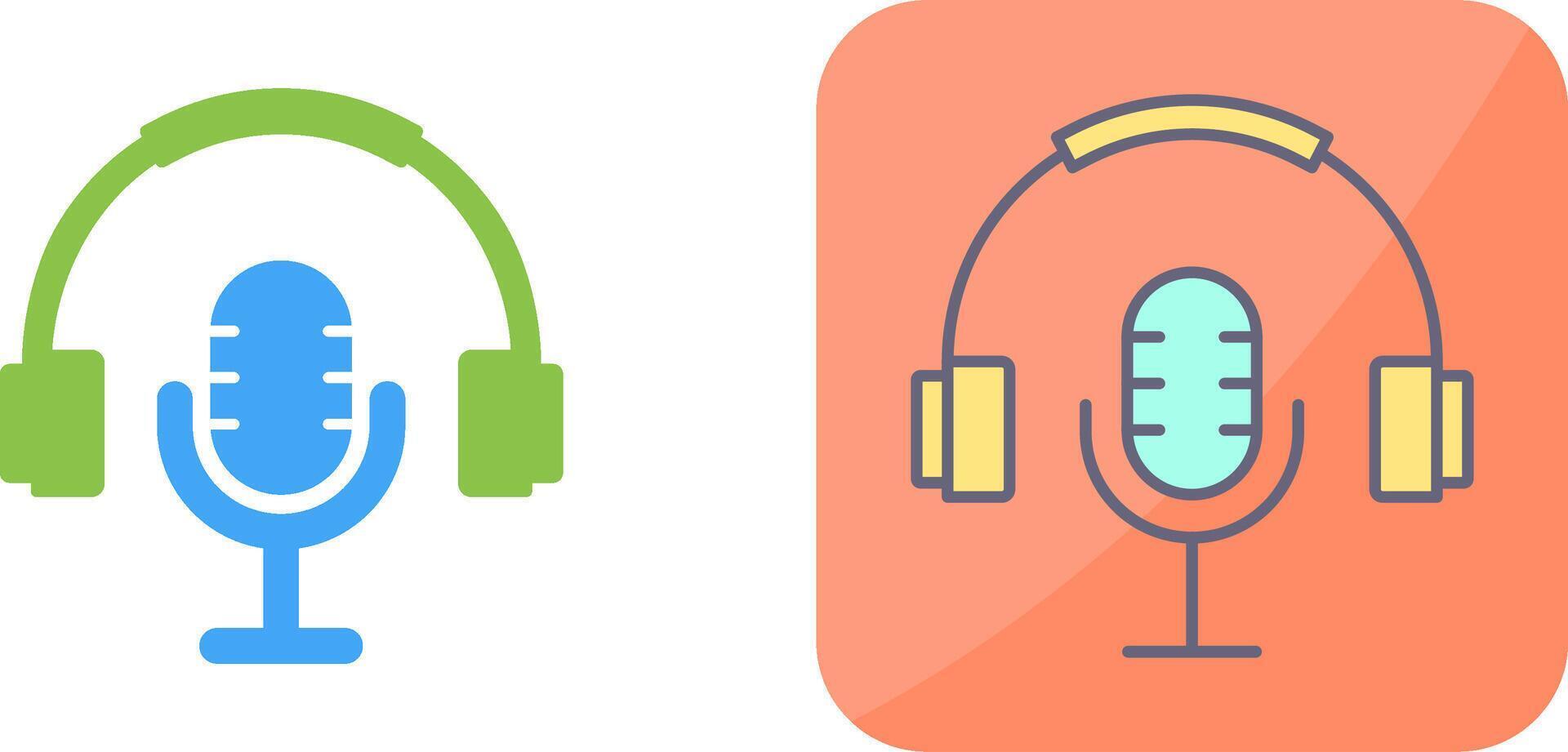 Podcast Icon Design vector