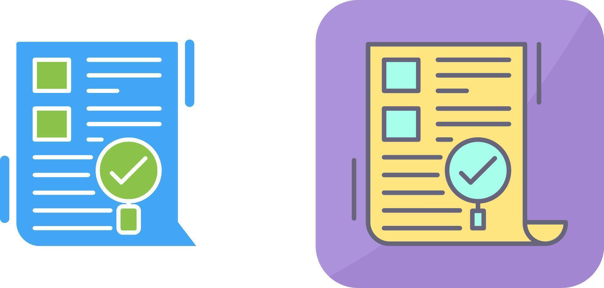 SEO Audit Icon Design vector