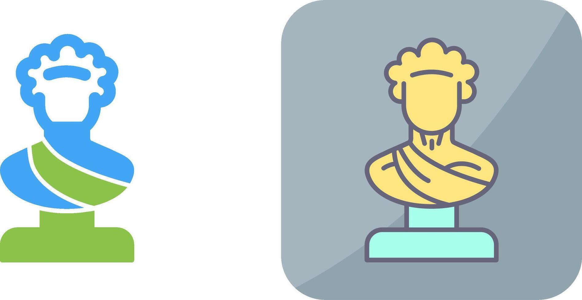 Statue Icon Design vector