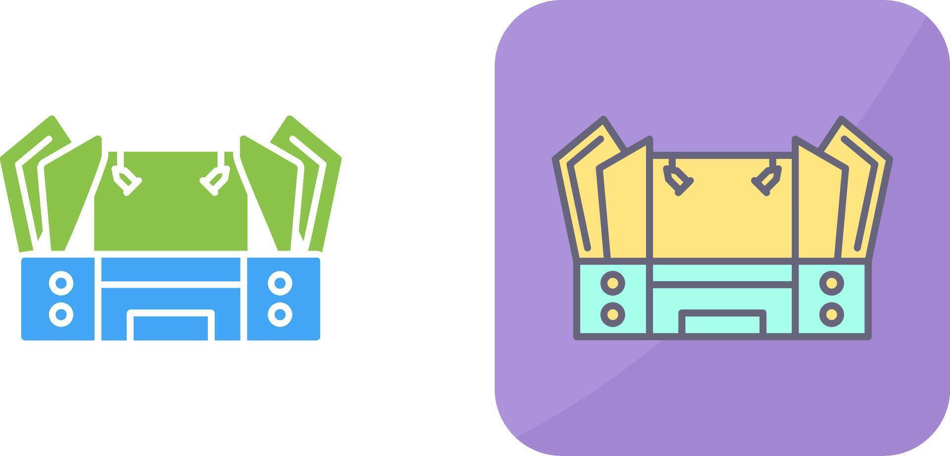 Stage Icon Design vector