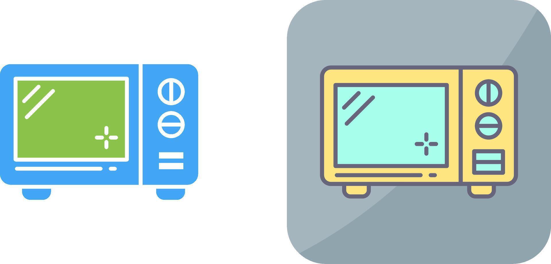 Microwave Icon Design vector