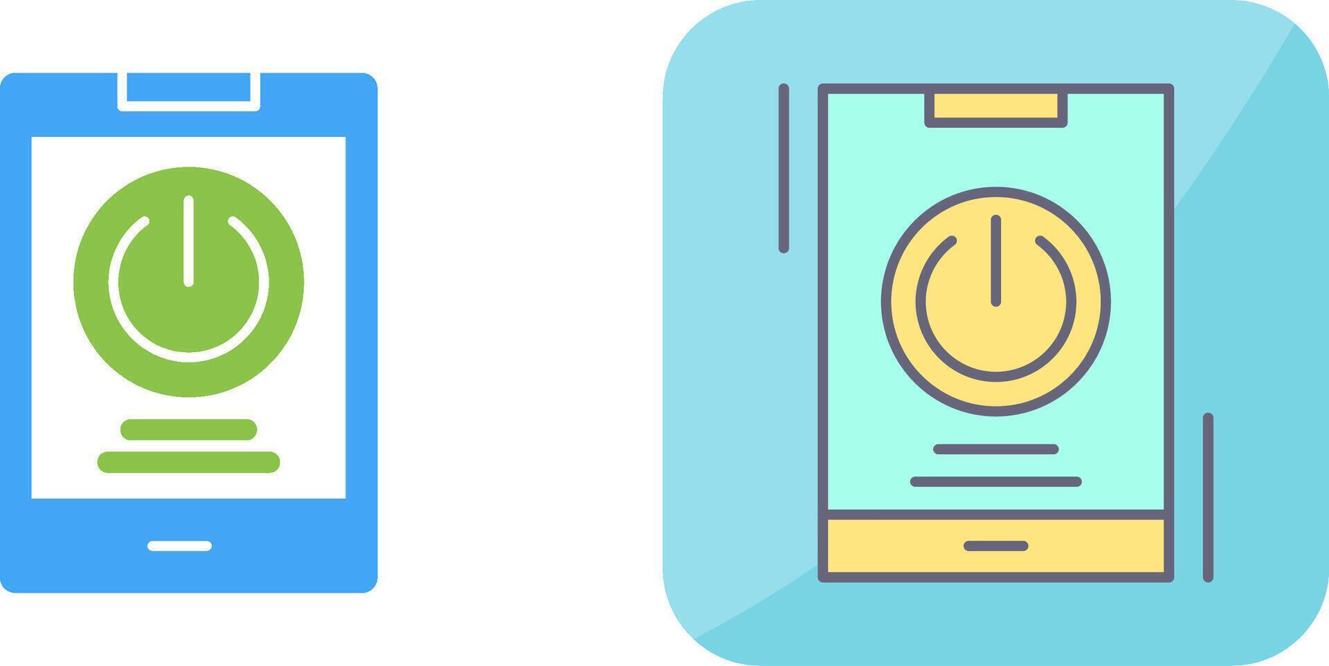 Power Icon Design vector
