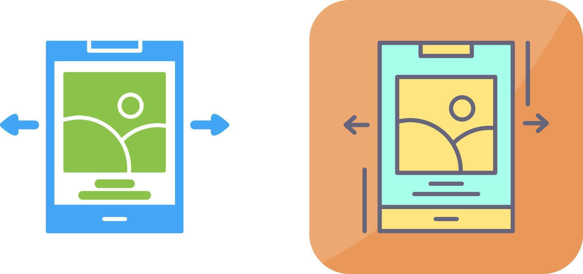 Swipe Icon Design vector