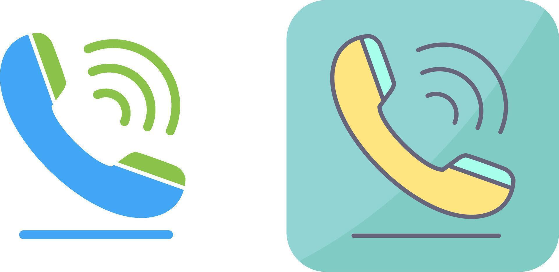 Phone Call Icon Design vector