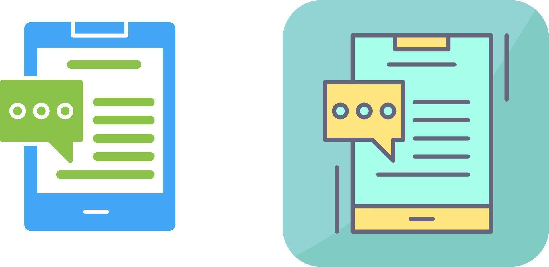 Chat Icon Design vector