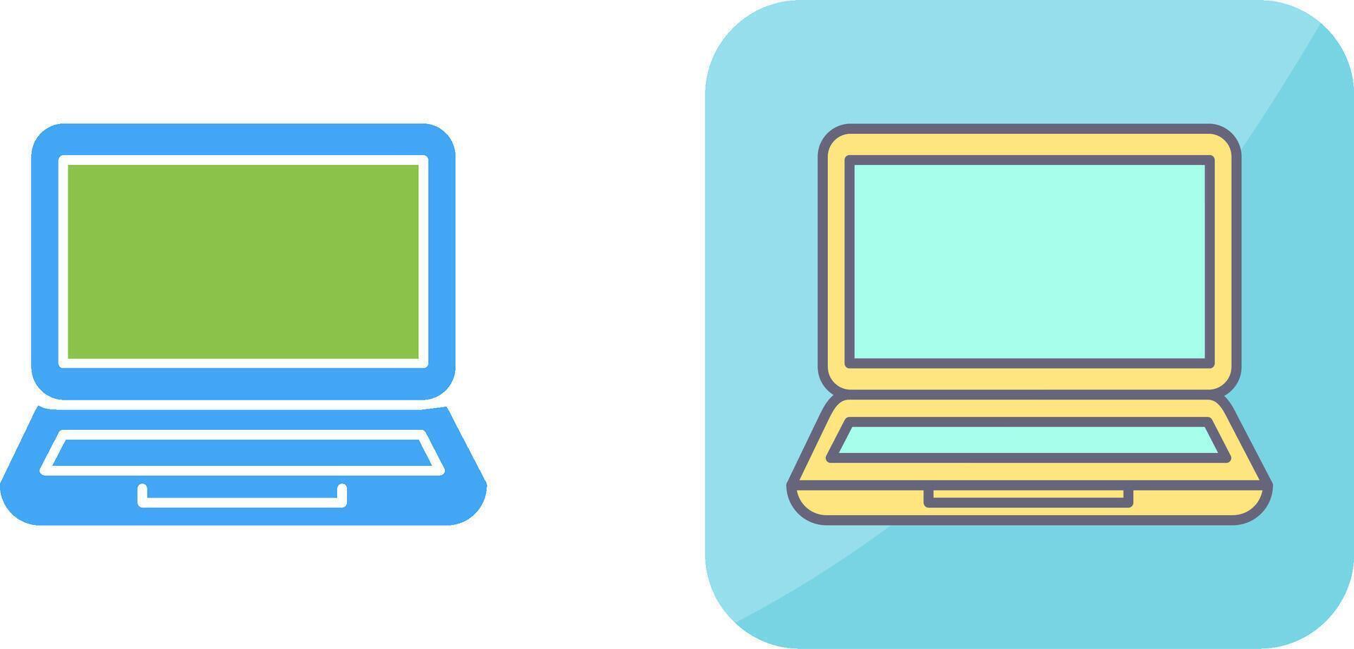 Laptop Icon Design vector