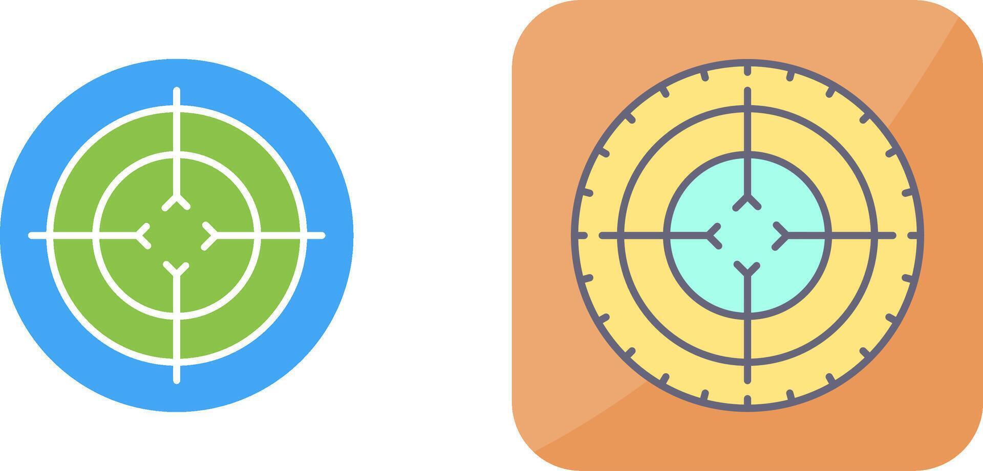Target Icon Design vector