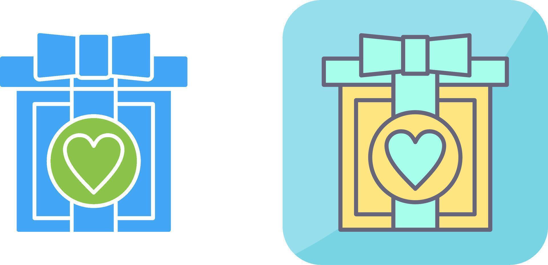 Gift Box Icon Design vector