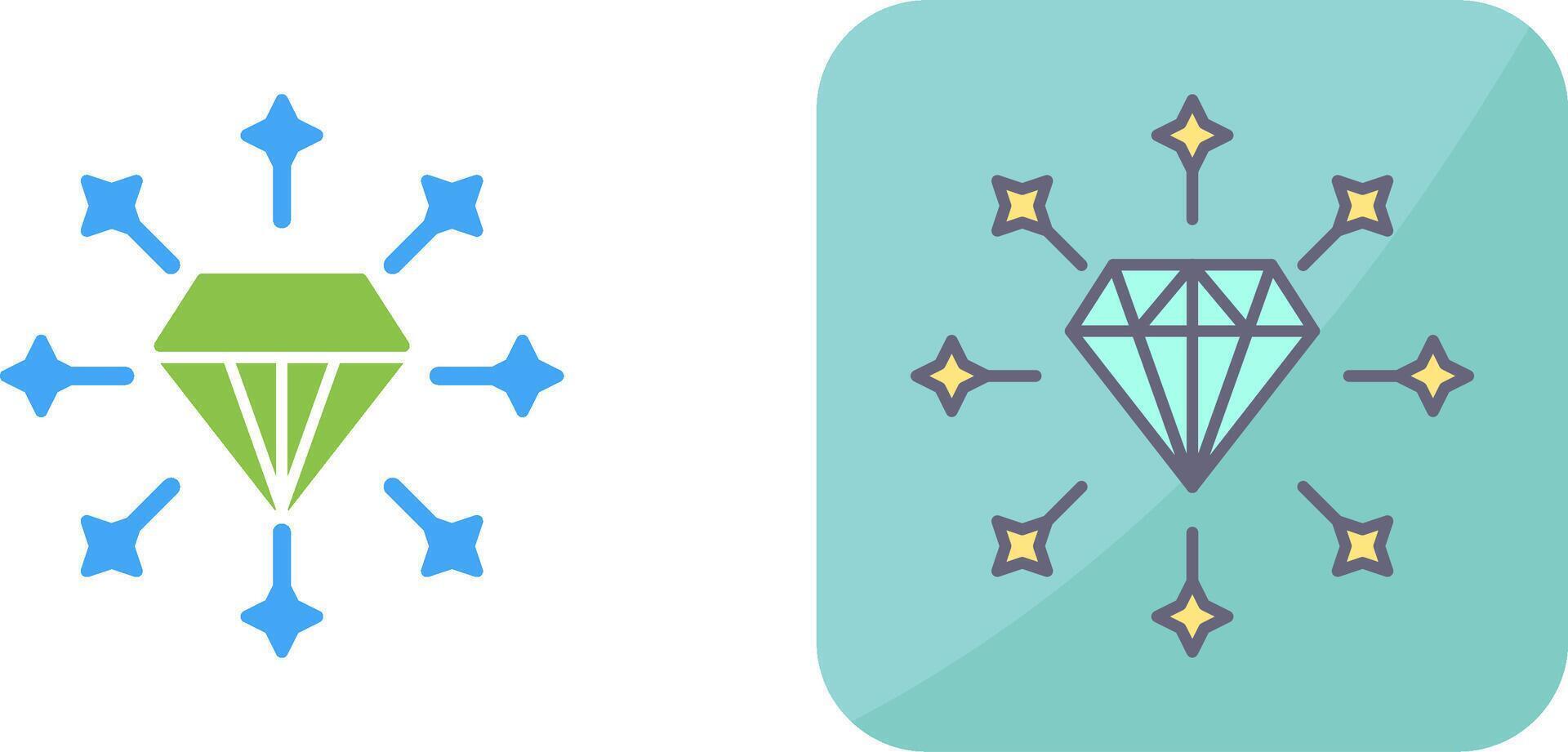 Diamond Icon Design vector
