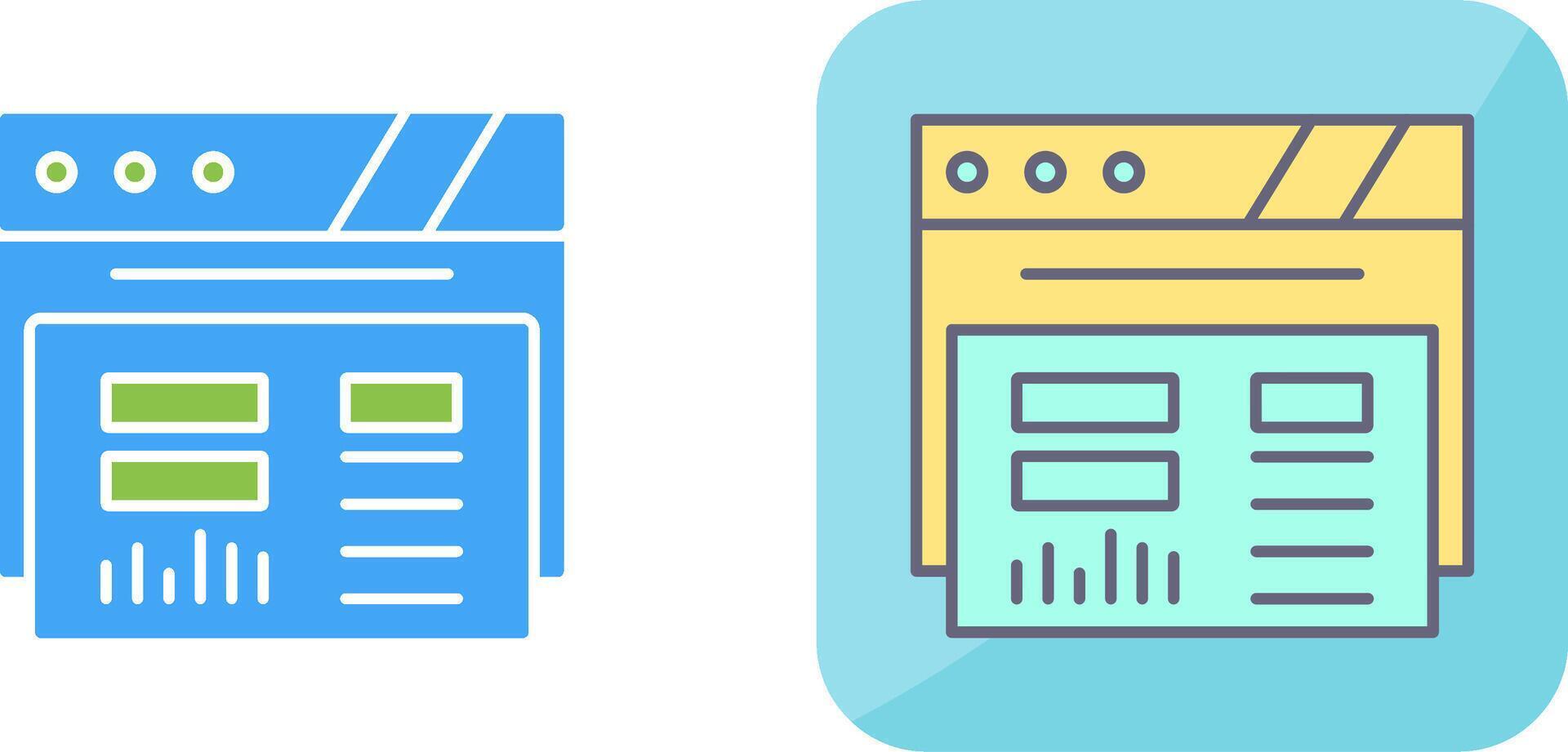 Dashboard Icon Design vector