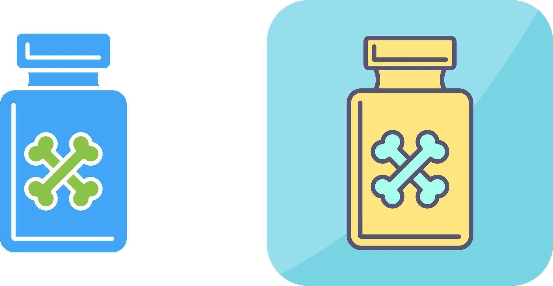 Poison Icon Design vector