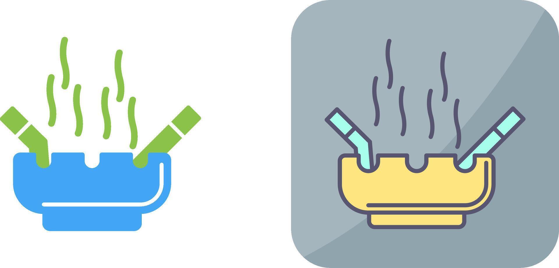 Ashtray Icon Design vector