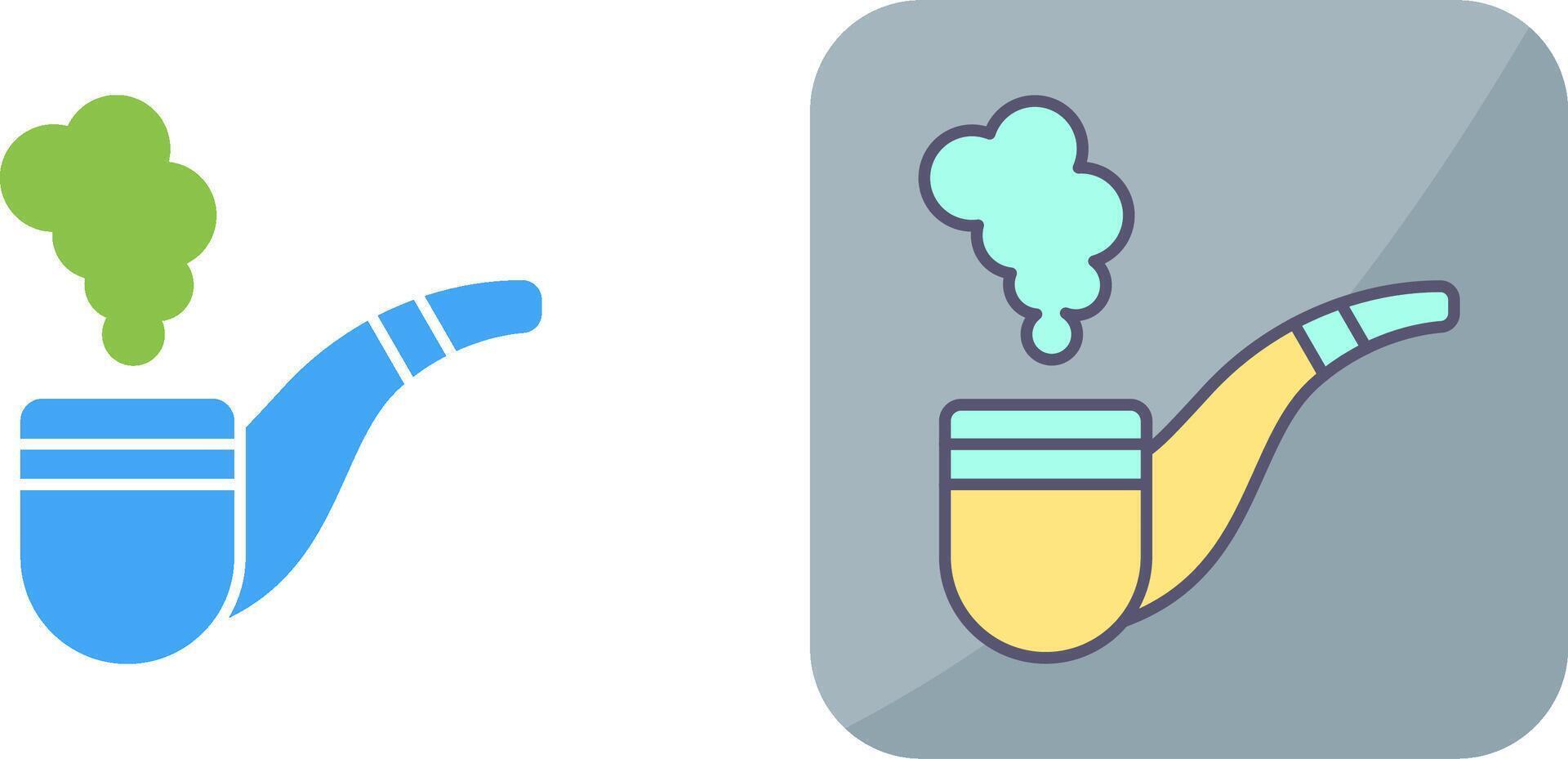 Smoke Pipe Icon Design vector